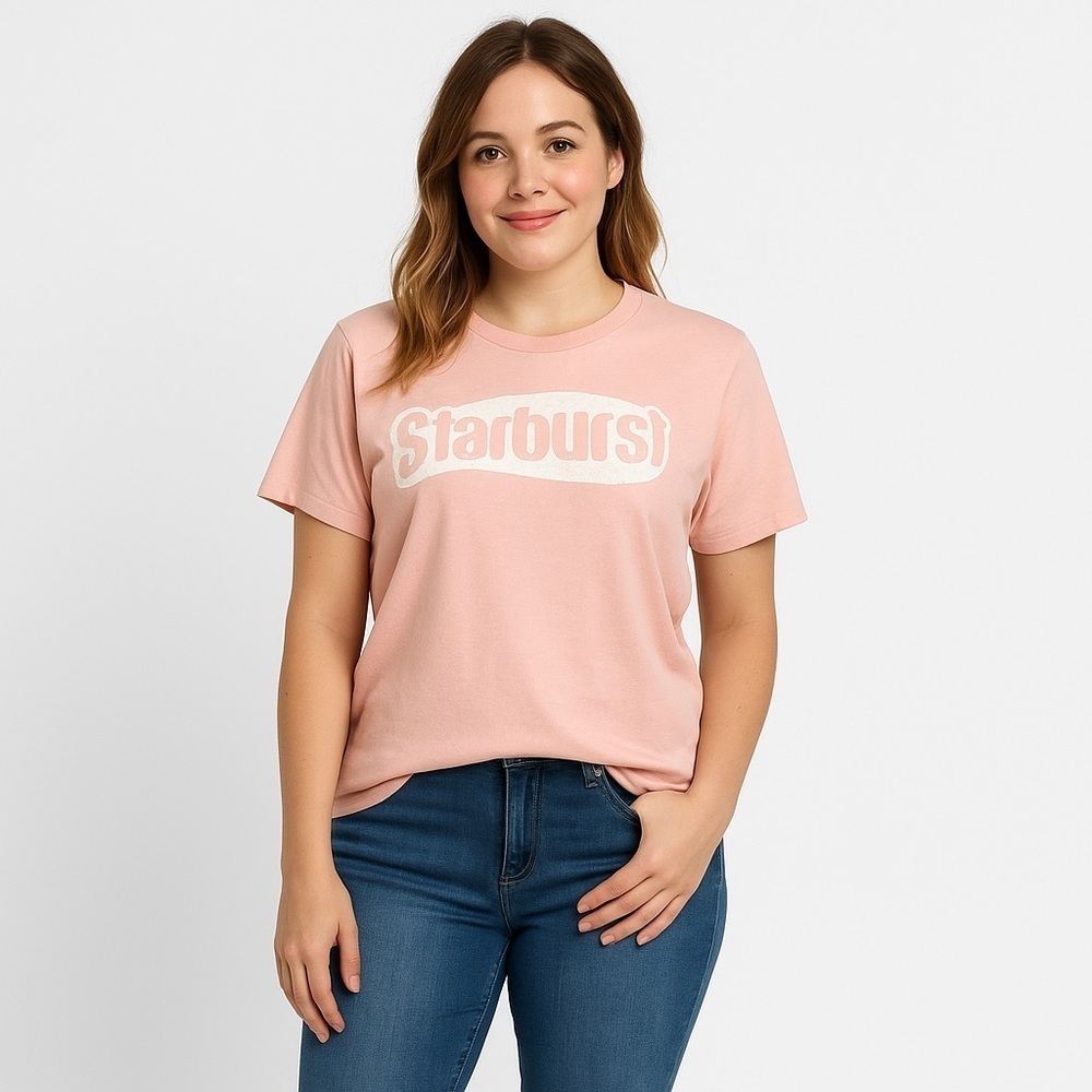 Starburst T-Shirt Pink Size S